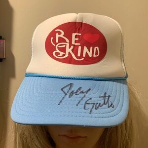 Joey Gatto Signed Be Kind Snapback Foam Panel Trucker Hat Impractical Jokers